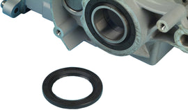 James Gasket seal for transmission main drive twin cam 6-speed, showing a close-up of the gasket's detailed rubber and metal construction.
