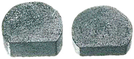 SP1 Brake Pads A/C 40-0100 for vehicle braking system, showing new brake pads with metal backing plates and friction material.