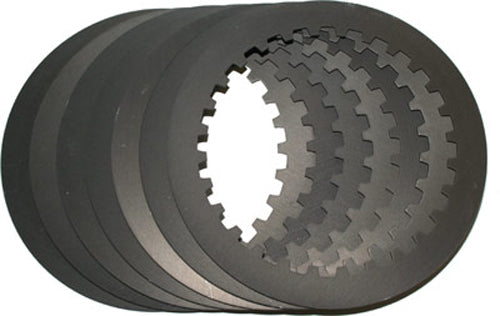 Hinson Steel Clutch Plates Kit with 7 plates, designed for high-performance motorcycle clutch systems