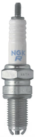 NGK Spark Plug #5139/10 2-JR8C showing the metal and ceramic components of the automotive spark plug.