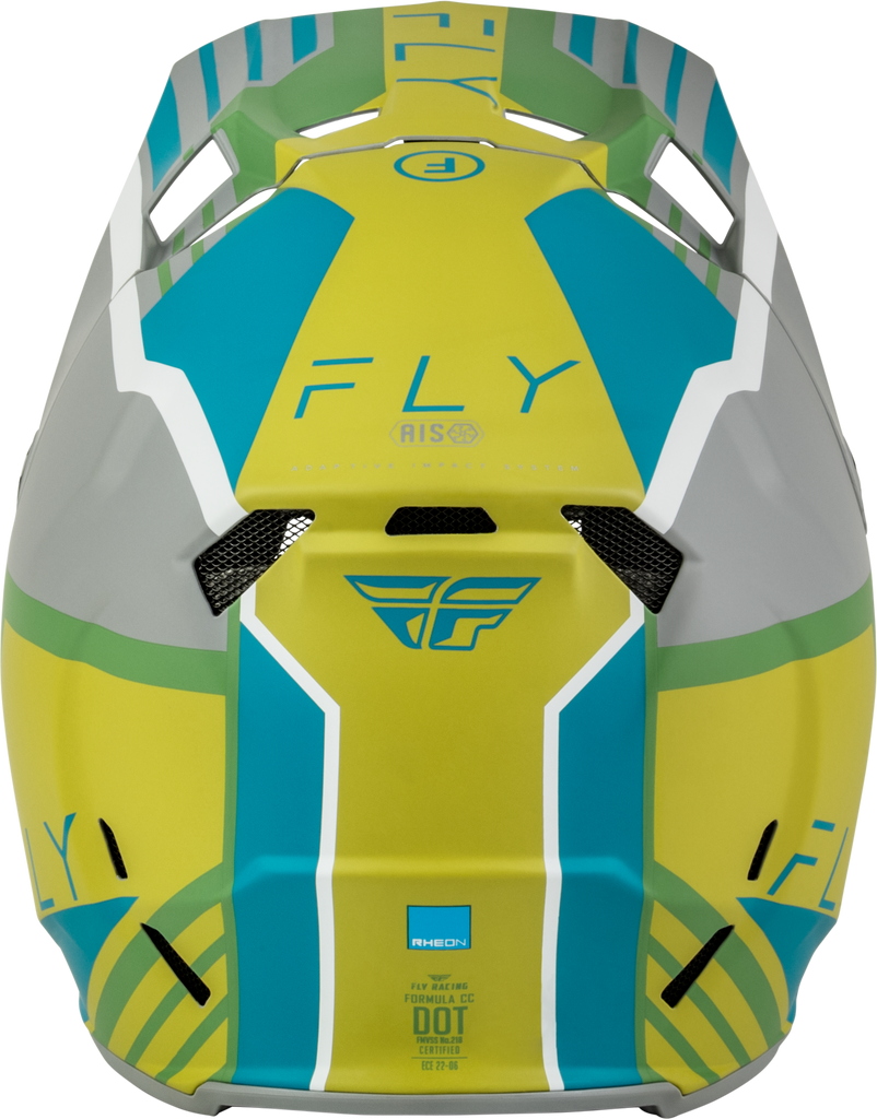 Formula Cc Strike Helmet Matte Grey/Green/Teal Xs