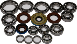 All Balls differential drive bearing and seal kit 22-52085 with various seals and bearings laid out on a white background.