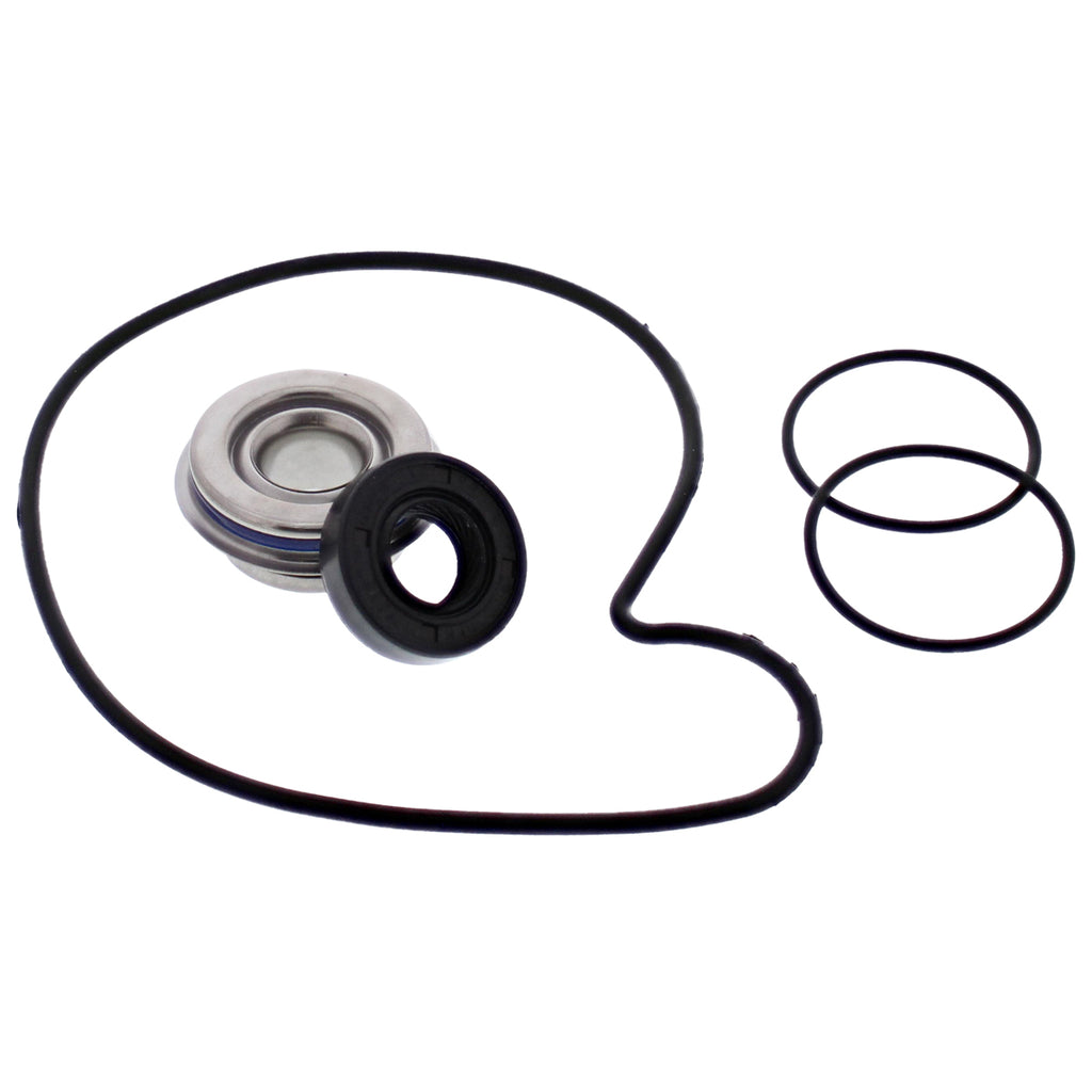 Hot Rods Water Pump Kit Pol 421-W0070 for engine cooling, featuring metal components and hoses, suitable for automotive engines.
