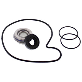 Hot Rods Water Pump Kit Pol 421-W0070 for engine cooling, featuring metal components and hoses, suitable for automotive engines.