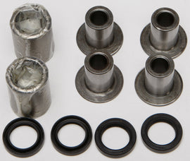 All Balls suspension lower A-arm bearing kit 243-1042 with metal bearings and components for vehicle suspension repair.
