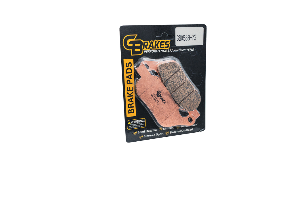 GBRAKES rear brake pads HH sintered model 17-58972 shown, designed for effective braking performance in vehicles.