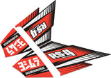Yoshimura - Rs-4 Muffler Decal Set 4/Pcs - 961-9069