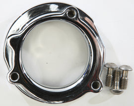 Mikuni chrome finish air box adapter kit for intake and carb systems, model 14-2011, with metal components and fittings.