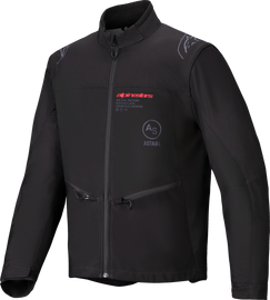 Black Alpine Star Lite-Dura Softshell Jacket in size 3X, showing the jacket's front view with a sleek, fitted design and softshell material.