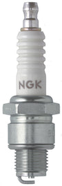 NGK spark plug #2399/04 2-B10HS showing metal threaded body and insulator for automotive engine use