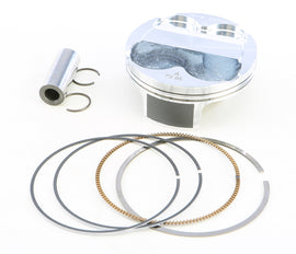 Vertex forged piston kit for Suzuki 175-23925A, includes piston components with +3.00mm size, high compression ratio 13.5:1.