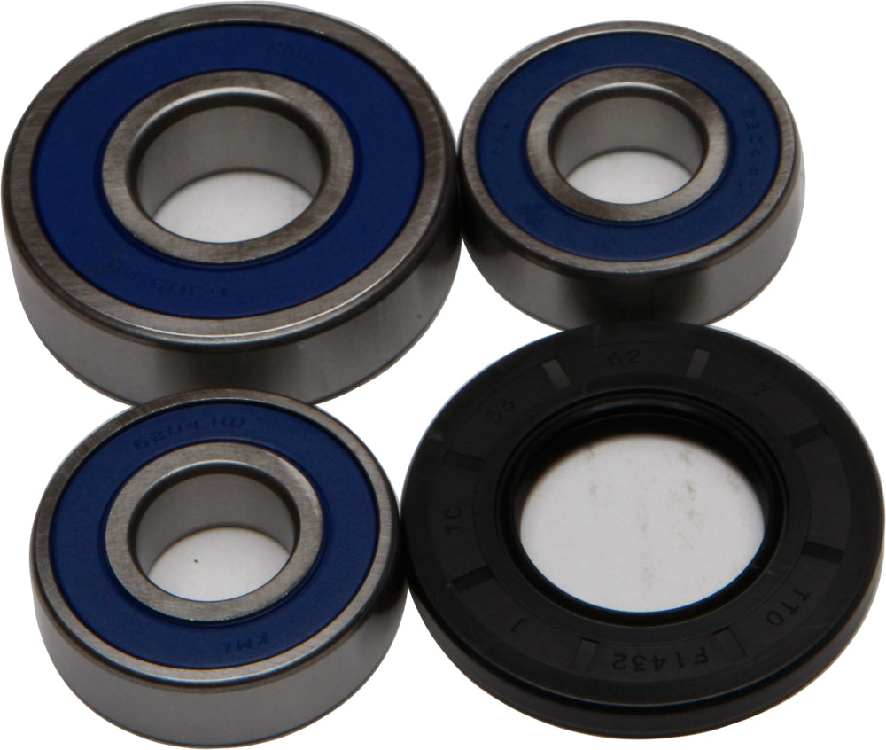All Balls drive wheel bearing and seal kit 22-51270 with metal and rubber components, shown assembled for motorcycle maintenance