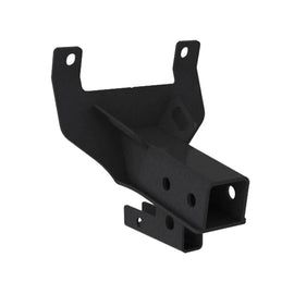 Black Kolpin ATV 2-inch receiver hitch with durable steel construction and polished finish, designed for secure trailer attachment.