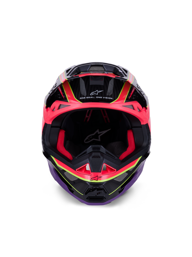 Supertech S M10 Era Helmet Pnk/Violet/Ylw Fluo Glossy Sm