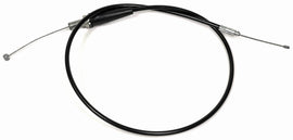 bbr throttle cable for KLX110 motorcycle, showing the control line and connection to OEM carburetor.