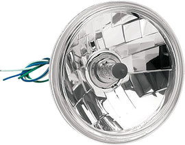 HardDrive HD headlight insert 5-3/4 inch H4 clear lens for automotive headlights, shown in the image.