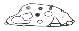 Vertex Water Pump Rebuild Kit 680-1984 for engine, showing gaskets, seals, and components in the kit on a clean surface.