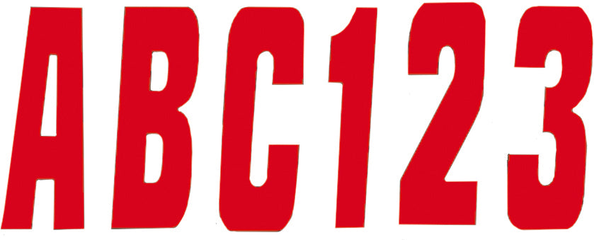 Hardline 350 PWC Kit Red graphics and decals for personal watercraft, featuring bold red design elements.