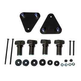 Kolpin Lounger Mounting Kit bracket set with metal hardware for secure attachment to vehicles or equipment.