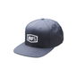 Icon Snapback Cap Heather Charcoal