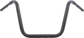 HardDrive 1.25-inch black ape hanger handlebar with 14-inch height and 1.25-inch thru clamp for motorcycle handlebars.