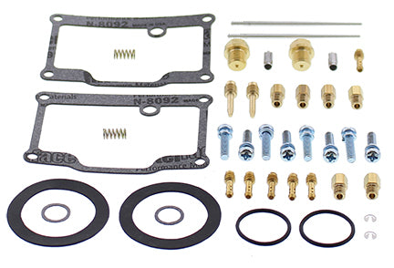 All Balls carburetor rebuild kit for intake and fuel system, includes gaskets and parts, suitable for motorcycle or ATV.
