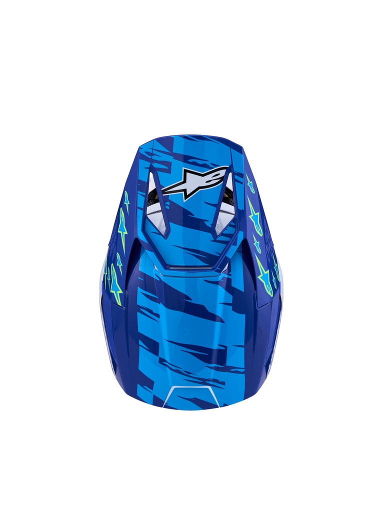 S M3 Falcon Yth Hlmt Ece06/Dot Blu/Wh/Blk/Pink Fl/Yl Fl Gl Yl