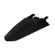 Acerbis black rear fender for motorcycle, body part with mounting points, designed for off-road or motocross bikes.