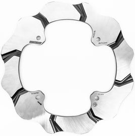 Braking Batfly oversized rotor for Can Am braking system, featuring durable metal construction and detailed venting design.