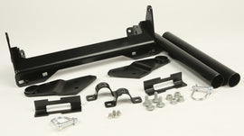 Warn Provantage Plow System Mounting Kit brackets showing sturdy metal mounts with bolts and fittings for vehicle installation.
