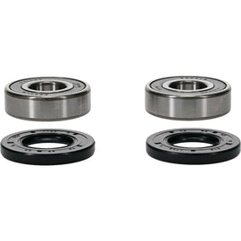 Pivot Works Drive Wheel Bearing Kit Premium 22-51263P, shown in the image with multiple bearings and components for motorcycle maintenance.