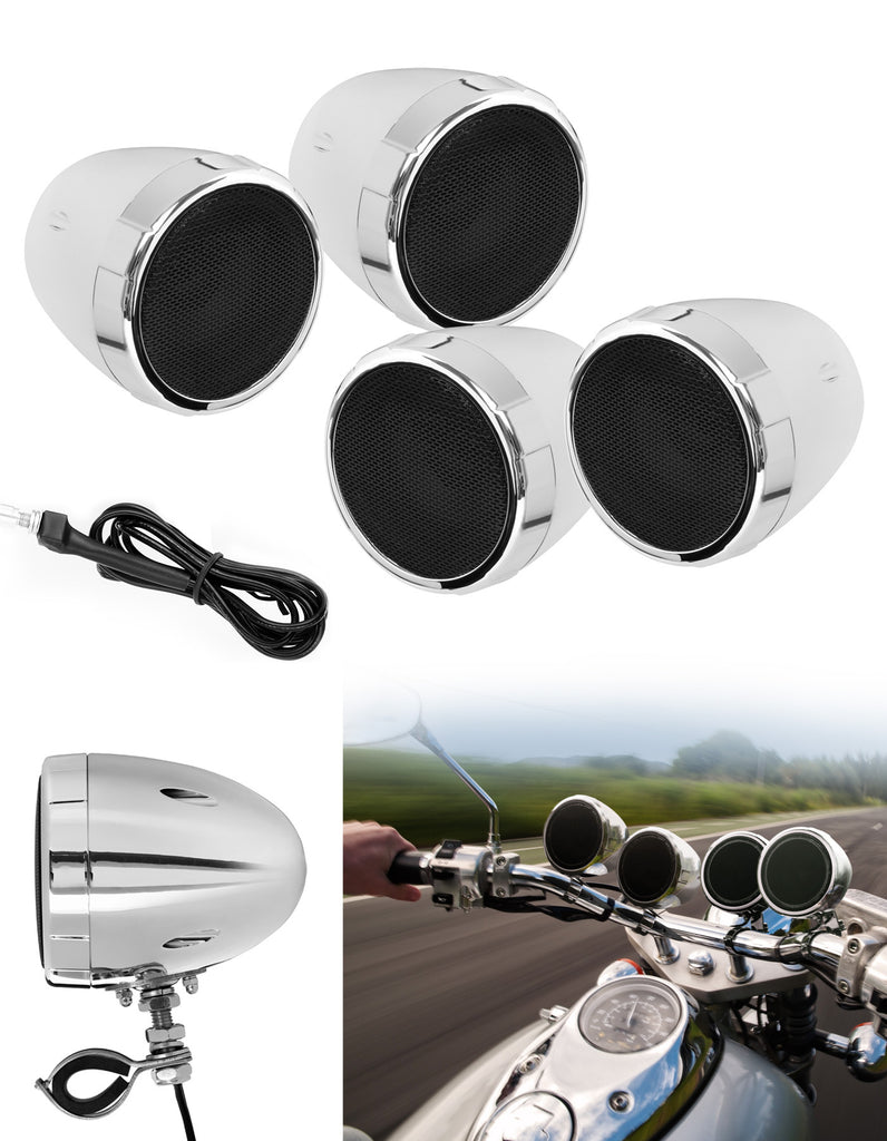 4 Speaker System Chrome