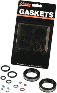 James Gasket Kayaba Fork Seal Kit 45849-73 681-5513 showing gasket seals and components for motorcycle suspension repair.
