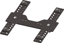 KFI Products universal ATV plow mount bracket in black, designed for secure attachment of ATV plow systems.