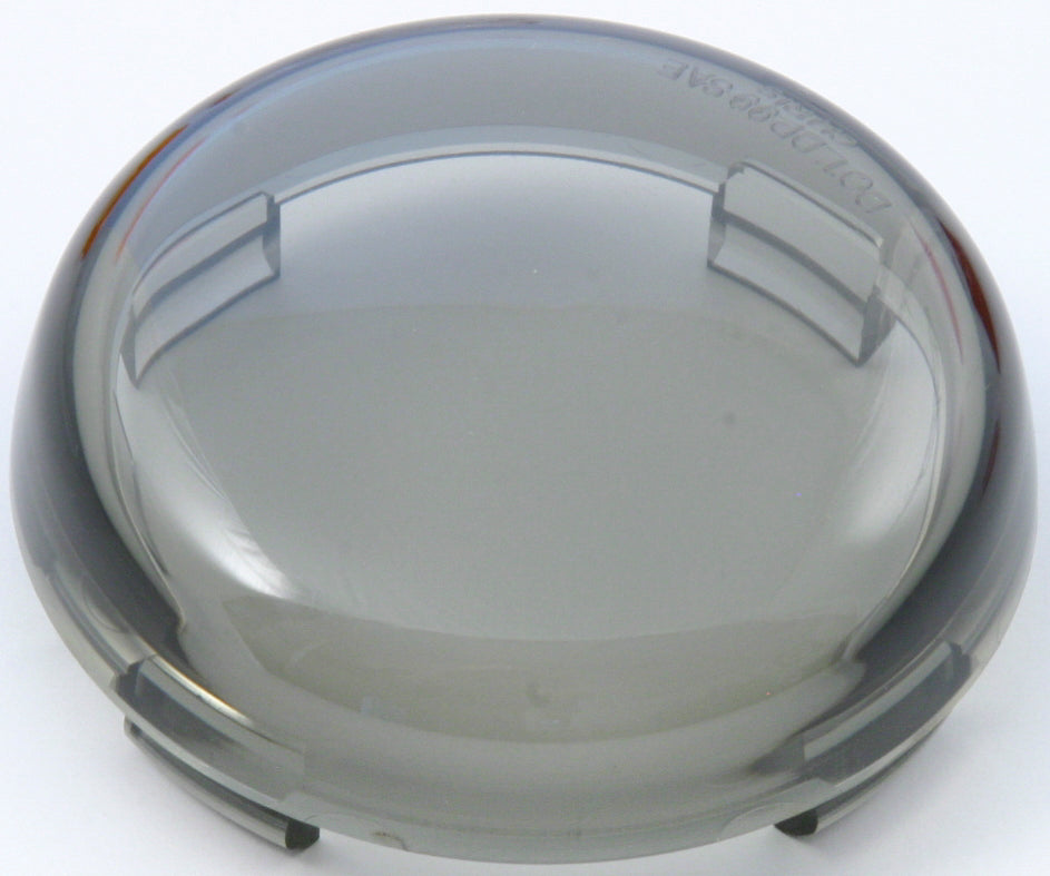 Chris Products smoked bullet-style turn signal lenses, clear and curved, designed for vehicle lighting enhancements.