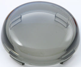 Chris Products smoked bullet-style turn signal lenses, clear and curved, designed for vehicle lighting enhancements.