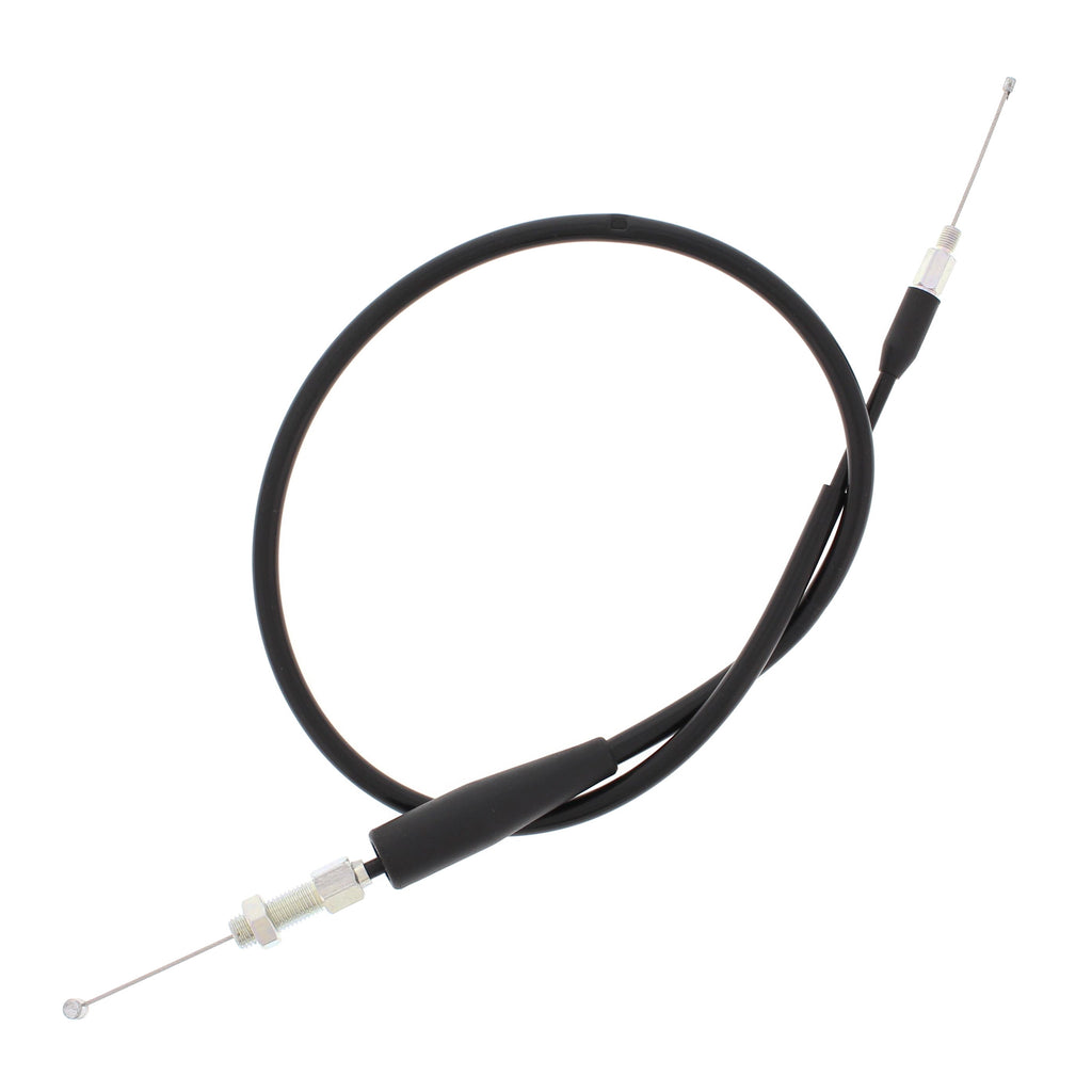 All Balls throttle cable 24-51113 for hydraulic control lines, featuring a flexible cable with fittings and protective casing.