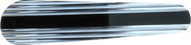 Black billet dash insert for Harley FLH/Flt 2008-2022, made by HardDrive, designed to enhance the bike's interior aesthetic.