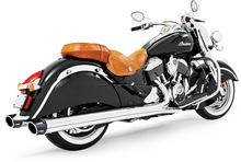 Load image into Gallery viewer, Combat Slip Ons 4.5" Chrome W/Black Tip Indian