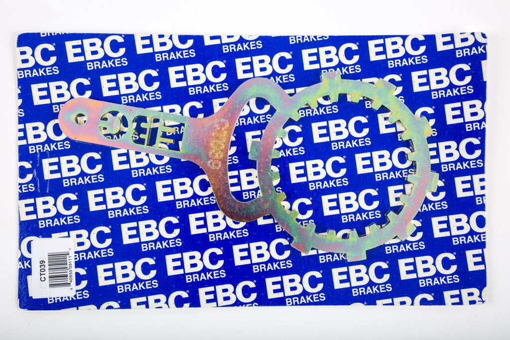 EBC Motorcycle Brakes Clutch Basket Holder tool, durable metal tool for clutch assembly and repair on motorcycles.