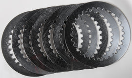 Hinson Steel Clutch Plates Kit with 7 plates, automotive replacement parts, shown in the product image