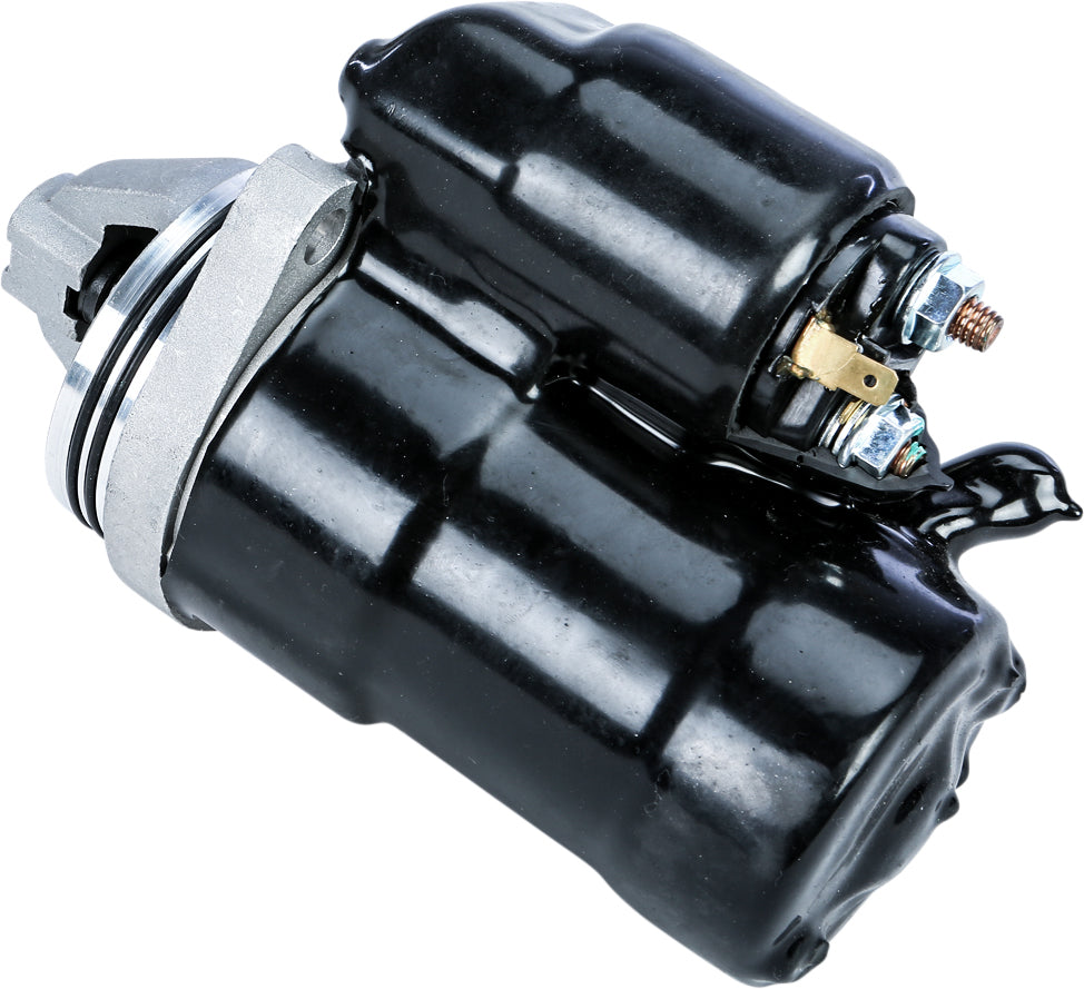 Fire Power starter motor Pol 26-1379, a durable automotive starter with electrical connections and metal casing, ready for installation.