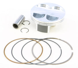 Vertex forged piston kit for Kawasaki 175-24032B, includes pistons, rings, and components for high-performance engine rebuild.