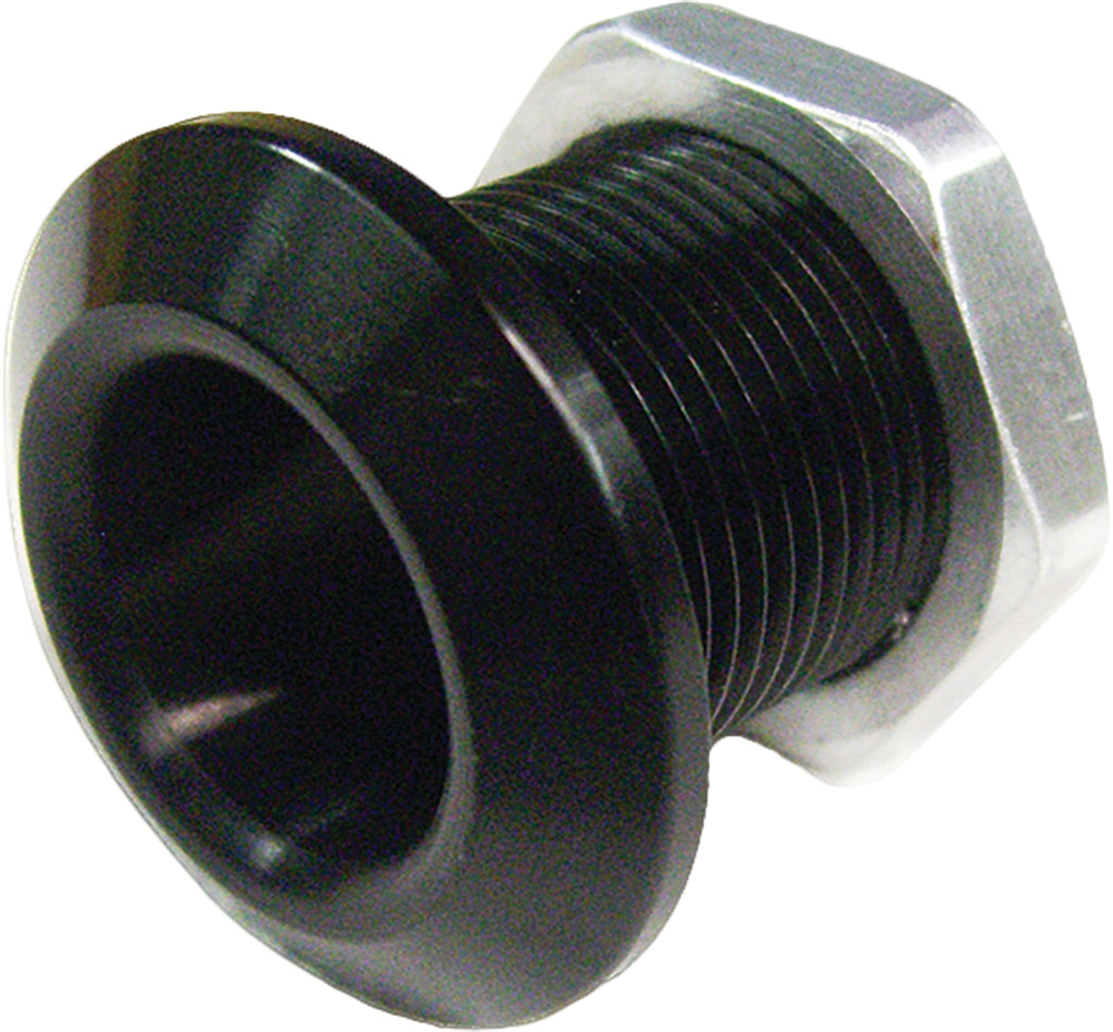 Black Atlantis Bow Eye 18-7070BK with a sleek, curved metal design for decorative or functional use, shown in close-up.