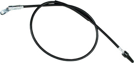 Motion Pro black vinyl speedo cable 70-5006 for motorcycle, showing the flexible cable with fittings and black protective coating.