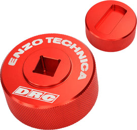DRC Base Valve Wrench Showa Aos 634-7003, motorcycle tool for adjusting base valves, with a sturdy metal handle and precise fit.