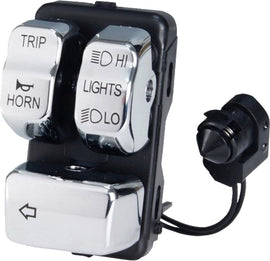 HardDrive Canbus switch control module with chrome finish, designed for vehicle dashboard installation, left side, part number 820-50894.
