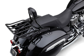 Cobra Chieftain tall black detach backrest for body, model 14-25, shown in the image with detailed padding and strap attachments.