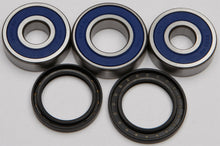Load image into Gallery viewer, All Balls drive wheel bearing kit 22-51587 with multiple bearings and components for vehicle maintenance, shown in the image.