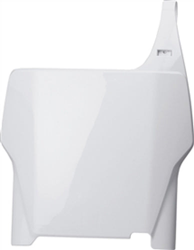Polisport Plastics white number plate body part with number 64-6690, designed for motorcycle or bike customization.